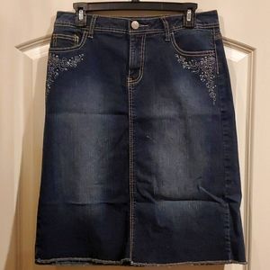 Denim skirt